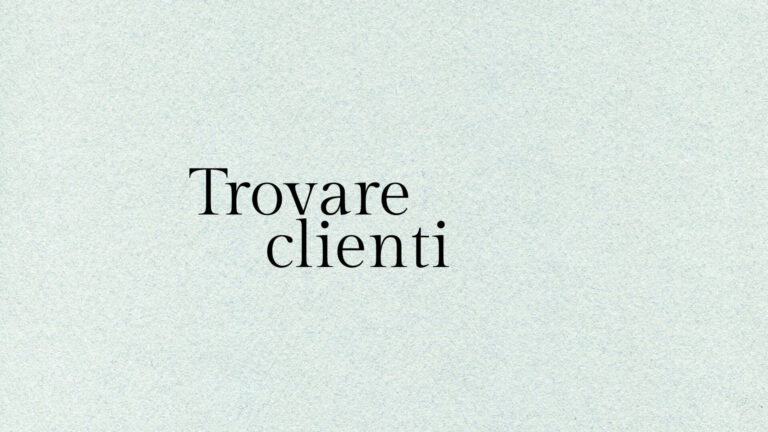 trovare clienti